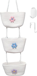 Nursery Must-Have! 3-Tier Cotton Hanging Baskets by WYCOROY