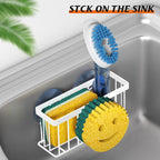 Sponge Holder Smiley Face, Sink Caddy, Kitchen Organizer - Image 5