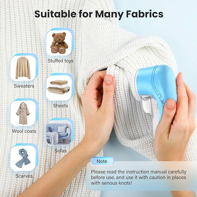 Fabric Shaver, Lint Remover for Clothes, Electric Lint Remover - Image 8