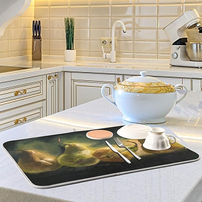 Absorbent Dish Drying Mat for Kitchen Counter - Image 6