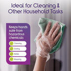 Inspire Exam Medical Clear Vinyl Disposable Gloves - Image 4