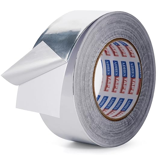 ADHES Premium Aluminum Foil Tape, 2 Inch x 210 Feet, Heat Proof Tape Withstand by ADHESTAPEPERSUITOFPERFECTION