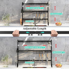 Over Sink Dish Drying Rack Snap-On Design Large Dish Drainer Storage Counter - Image 3