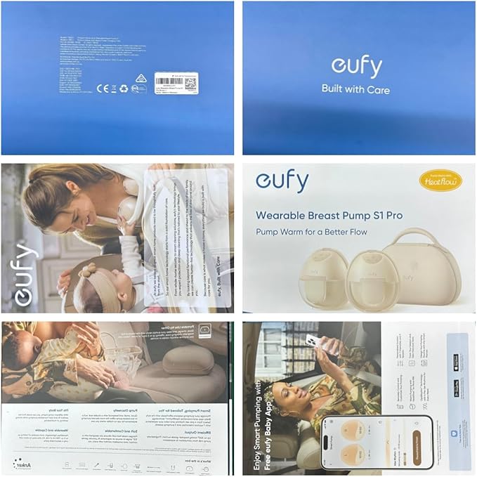 eufy Security Heated Wearable Breast Pump S1 Pro, Slim Hands-Free - Image 9