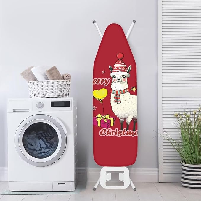 Alpaca Christmas Ironing Board Cover and Pad Ventilate Resist Scorching Cover - Image 4