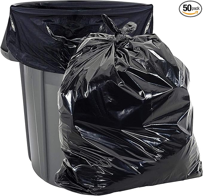 Aluf Plastics 56 Gallon Trash Bags 43" x 47" by AlufPlastics
