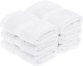 Superior Egyptian Cotton Pile Face Towel/Washcloth Set of 6, Ultra Soft Luxury by SUPERIOR