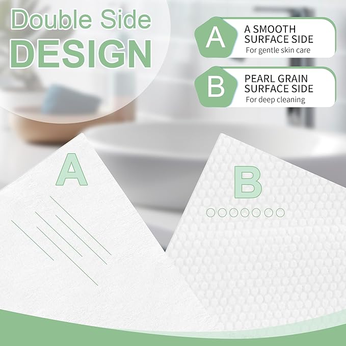 GRANNY SAYS Disposable Face Towel, Face Towelettes Disposable, Disposable Towels - Image 2