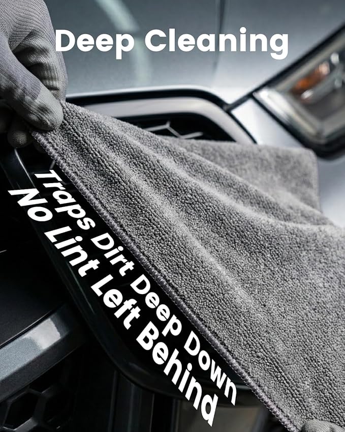 POPCHOSE Microfiber Towels 12 Pack - Image 6