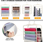 Closet Organizers and Storage, 5 Pack Velvet Pants-Hangers-Space-Saving - Image 3