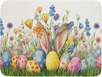 Easter Colorful Bunny Egg Flowers Dish Drying Mat 18 x 24 Inch Absorbent by APORTT