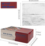 Aluminum Foil Sheets, 500 Sheets, 12 x 12inch/sheet, Precut Aluminum Foil Wraps - Image 5