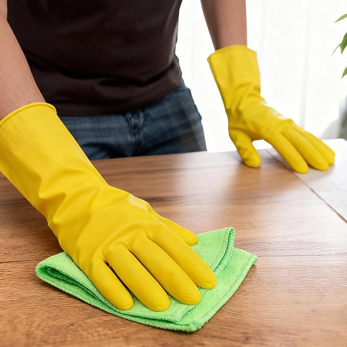 36 Pairs Rubber Dishwashing Gloves, Reusable Household Cleaning Gloves - Image 6