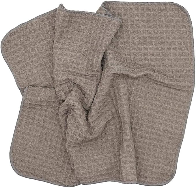 Waffle Weave Thick Microfiber Dish Drying Towels Absorbent Tea & Hand Towel - Image 5