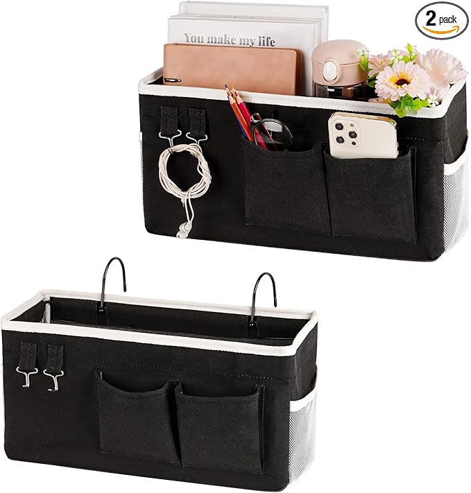Bedside Storage Caddy/Bedside Hanging Storage Bag by Ozzptuu