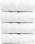 Simple&Opulence 4 Pcs Premium Hand Towels 16"x28", 600 GSM 100% Ring Spun Cotton by SimpleOpulence