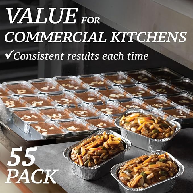 Spare Essentials 1LB Mini Foil Loaf Pans - Image 5