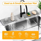 24'' Folding Faucet Mat for Kitchen Sink Splash Guard Kitchen Sink Faucet Mat - Image 7