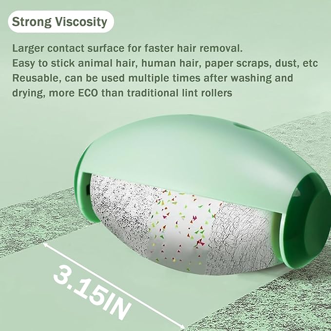 Washable Reusable Lint Roller for Clothes, Lint Rollers for Pet Hair Extra - Image 5