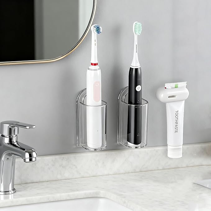 2PCS Electric Toothbrush Holders - Image 2