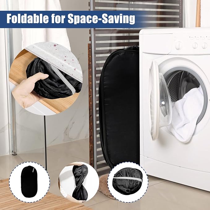 Collapsible Laundry Baskets, Upgrade Pop Up Laundry Hamper - Image 3