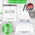 Trash Bags 15 Gallon Tall Kitchen Drawstring Garbage Bags, Fit 13-15 Gal Bins - Image 6