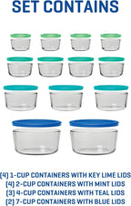 Anchor Hocking 26 Piece Glass Storage Containers - Image 7