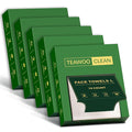 Face Towels Disposable, 100% Viscose Fiber Double-Sided Facial Towelettes by TEAWOO