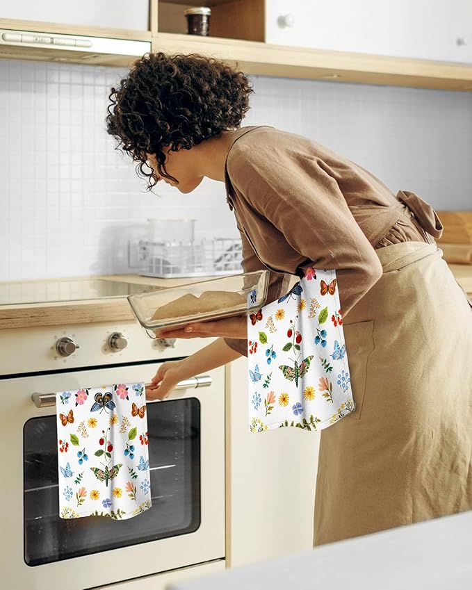 Flour Sack Kitchen Towels Set of 2-18x26 Cotton Dish Towels - Image 6