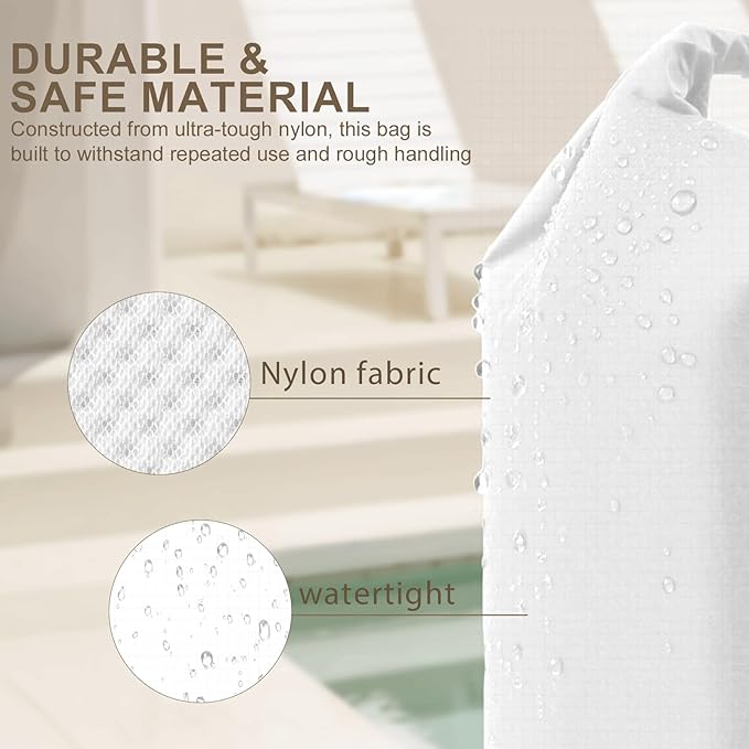 Travel Laundry Bag, Vacuum Compression Dirty Clothes Travel Bag Waterproof Wet - Image 6