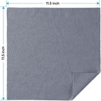 HOMEXCEL Grey Microfiber Cleaning Cloths, 100 Pack Microfiber Towels - Image 2