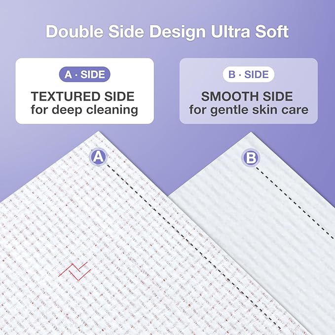 Disposable Face Towels, Biodegradable Soft & Skin Friendly Face Towelettes - Image 5