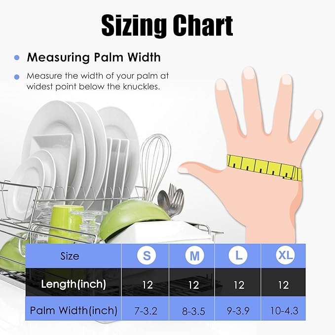 Rubber cleaning gloves 3 or 6 Pairs - Image 2