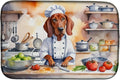 Caroline's Treasures DAC6314DDM Redbone Coonhound The Chef Dish Drying Mat by CarolinesTreasures