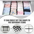 Blosssound 15 Pcs 5.12 Tall Drawer Divider Adjustable Drawer Organizer DIY - Image 3