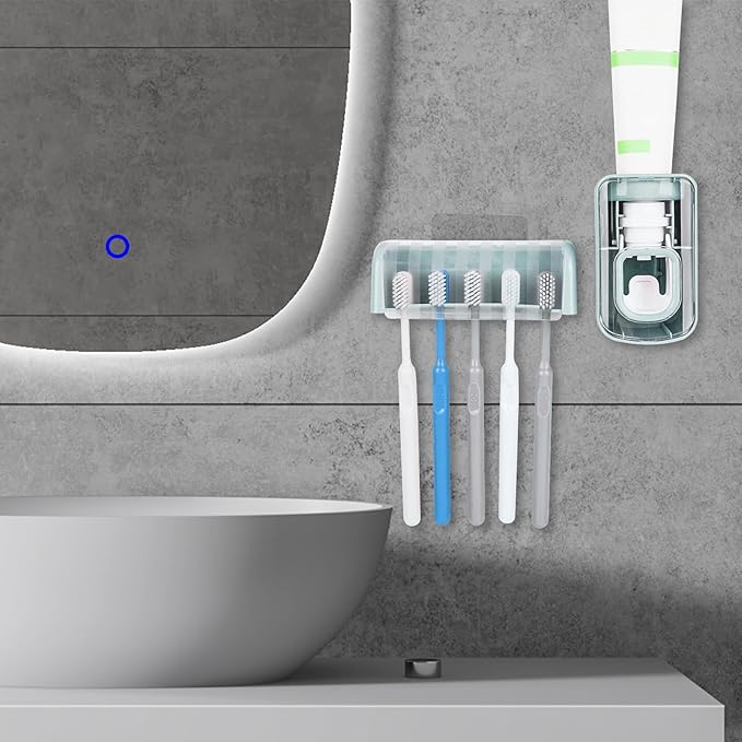 5 Slots Wall Mount Toothbrush Holder - Image 6