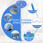 Ceiling Fan Cleaner Duster Reusable Microfiber Ceiling Fan Blade Cleaner - Image 3