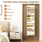 Over The Door Organizer, 6 Shelf Door Hanging Organizers - Image 7