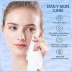 Disposable Face Towels Travel, Ultra Soft Facial Towels - Image 2
