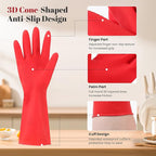 Rubber Cleaning Gloves for Dishwashing - Image 3