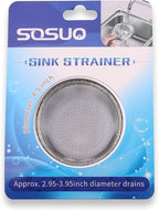 2Pcs Kitchen Sink Strainer, Stainless Steel Mesh Sink Drain Cover, Large Wide - Image 2