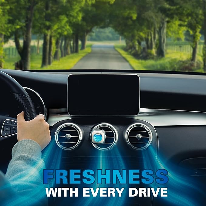 Air Jungles New Car Scent Car Air Freshener Vent Clip, Natural Essential Oil - Image 5