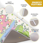 Easter Dish Drying Mat for Kitchen Counter Cute Bunny Rabbit Festival Holiday - Image 4
