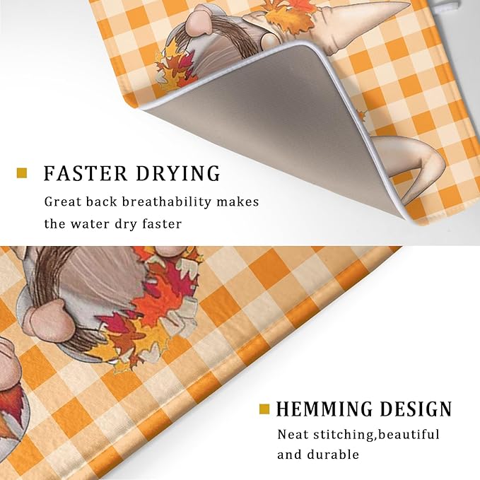 Giwawa Fall Gnome Dish Drying Mat - Image 3