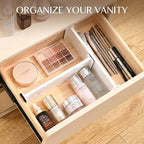 6-Pack Adjustable Drawer Dividers, 3.1" High Expandable Organizers - Image 2