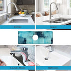 Kitchen Sink Splash Guard Faucet Mat Super Absorbent Fast Drying Mat Sink - Image 5