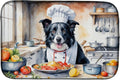 Caroline's Treasures DAC6212DDM Border Collie The Chef Dish Drying Mat by CarolinesTreasures