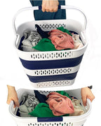 SAMMART 38L Collapsible Plastic Laundry Basket - Image 7