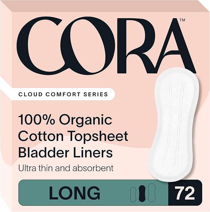 Cora 100% Organic Cotton Topsheet Bladder Liners by Cora