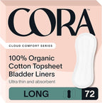 Cora 100% Organic Cotton Topsheet Bladder Liners by Cora